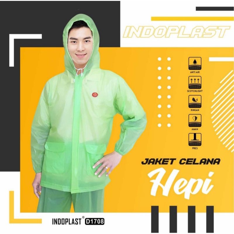 JAS HUJAN SETELAN HEPI SCOTCHLIGHT TERMURAH BERKUALITAS BY INDOPLAST