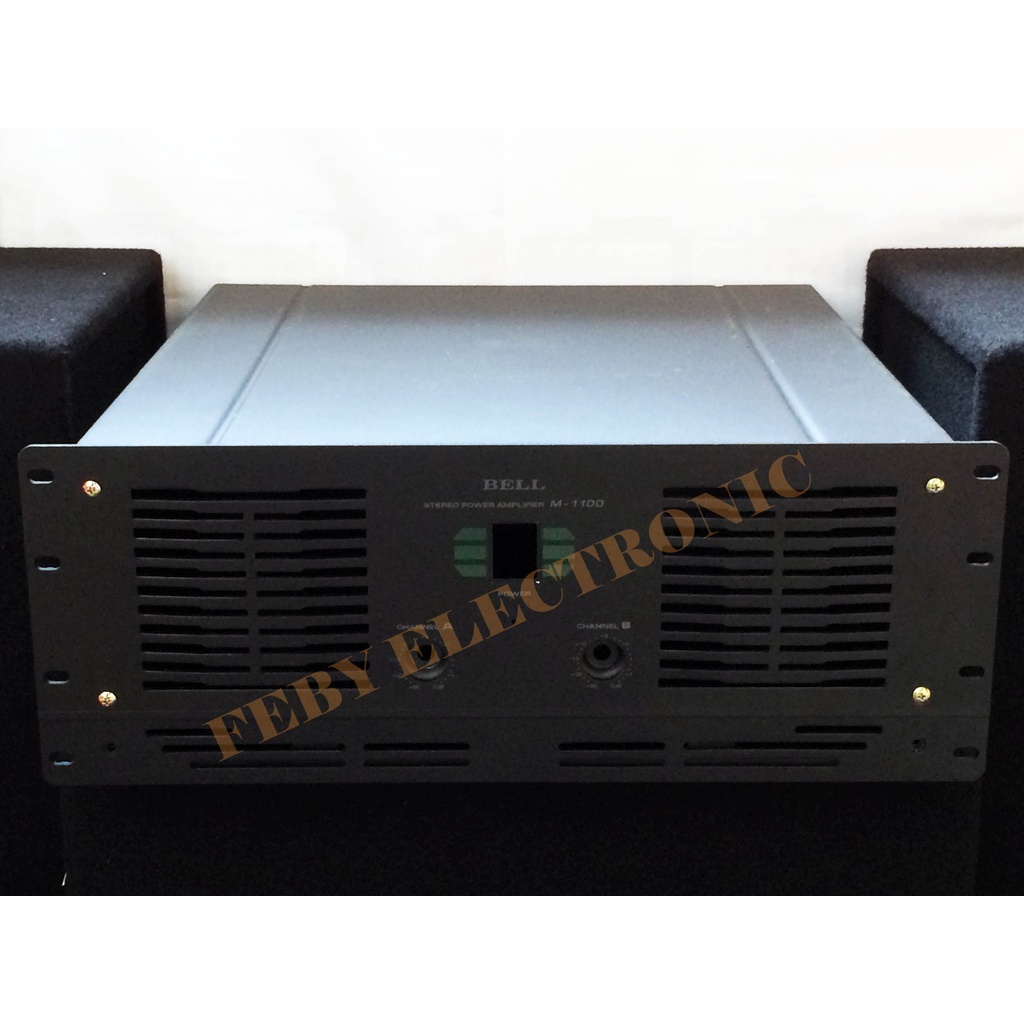 BOX BELL M 1100 STEREO POWER AMPLIFIER box power