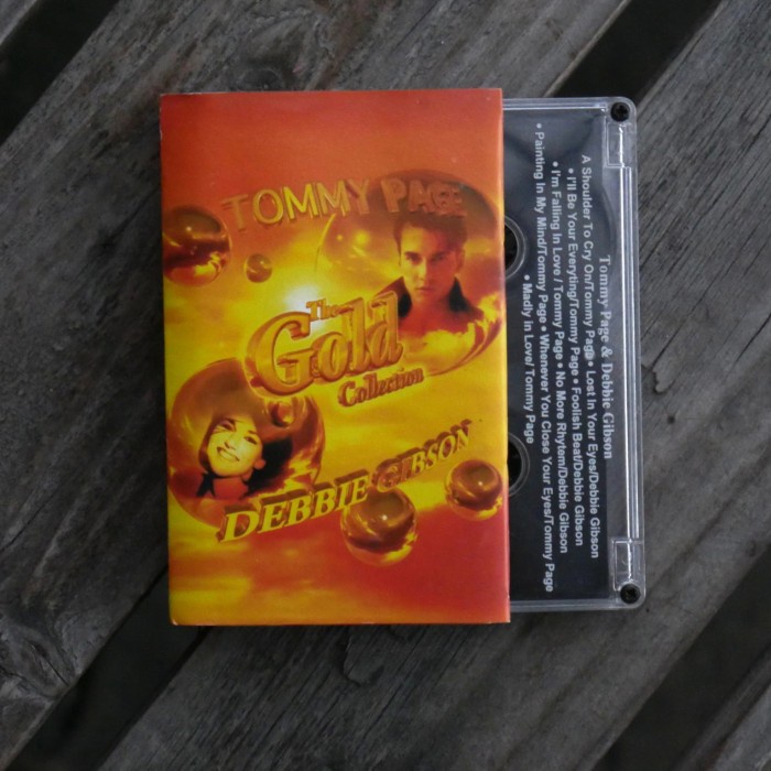 Kaset Pita Tommy Page & Debbie Gibson ; The Gold Collection