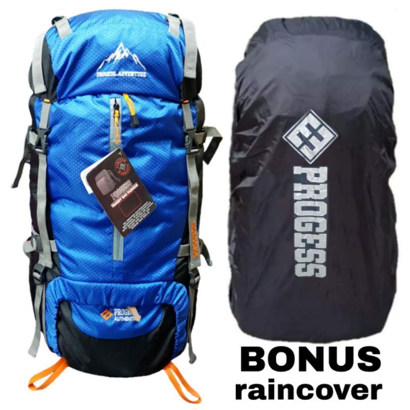 Tas Gunung Progres 60 Liter bonus CoverBag