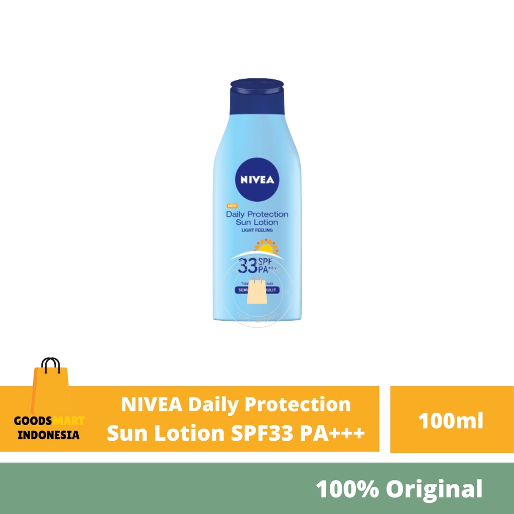 Jual NIVEA Body Lotion Daily Protection Sun Lotion SPF33 PA+++ 100ml