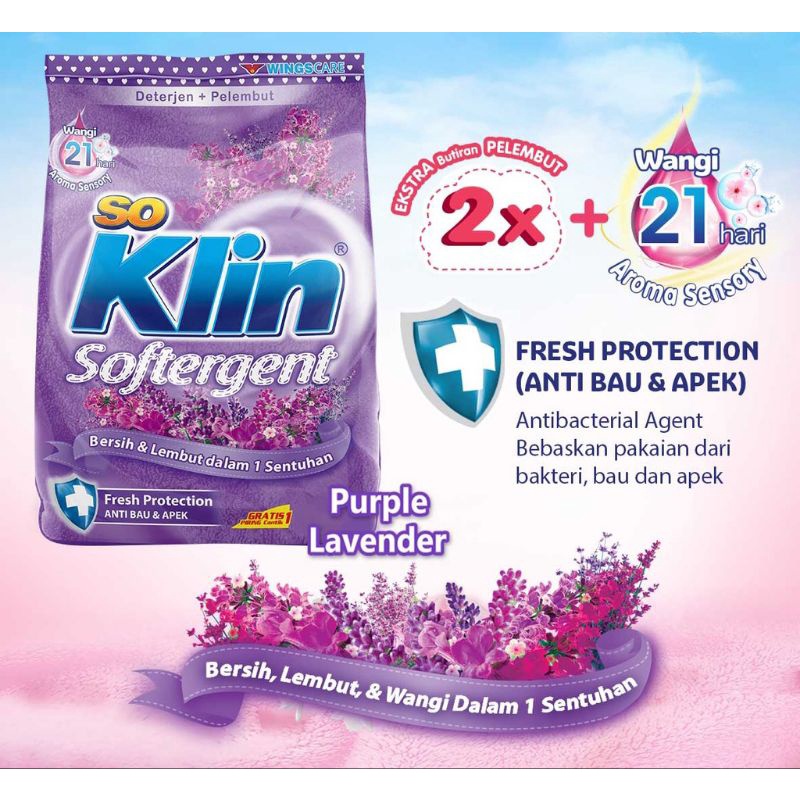 So Klin Porder Detergent 770 gr / So Klin Softergent