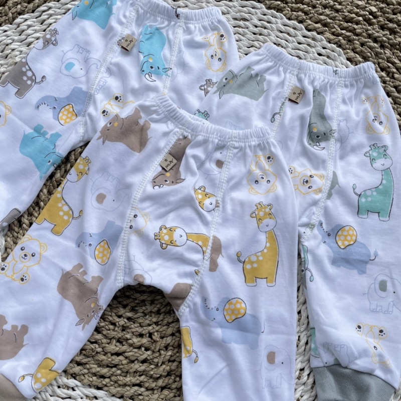 3 PCS Celana Bayi Panjang Celana Bayi Baru Lahir Celana bayi Newborn DNW BABY