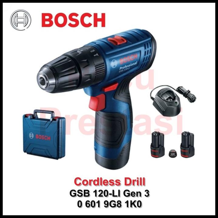 Jual Mesin Bor Cordless Impact Drill Bosch Gsb 120 Li Gsb 120 Li 2batt Shopee Indonesia