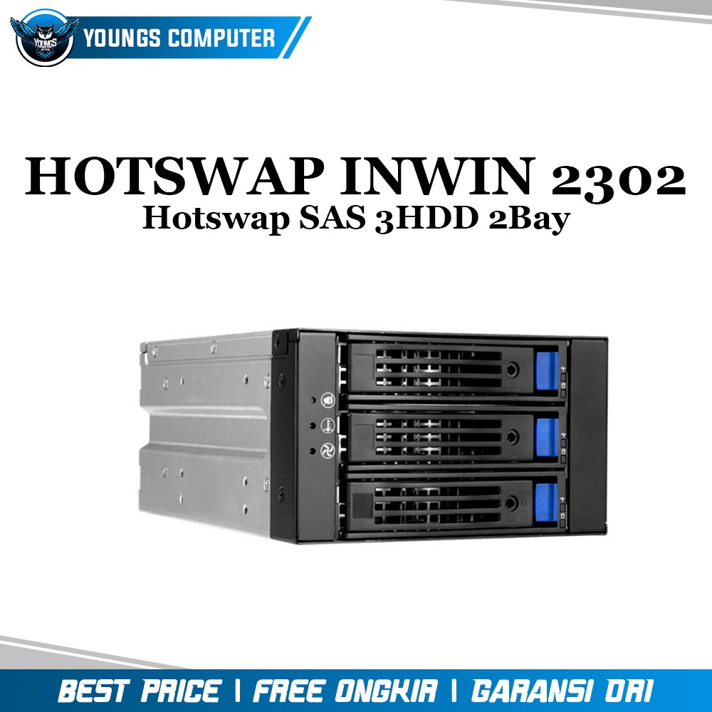 HOTSWAP INWIN 2302 | Hotswap SAS 3 HDD 2 bay