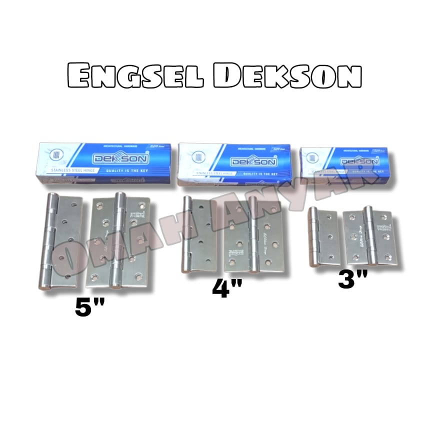 Engsel Pintu Rumah SS Stainless Steel Hinge Merk Dekson Ecoline