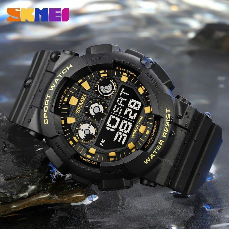 TERLARIS SKMEI 1857 Jam Tangan Pria Wanita Digital Anti Air Sport