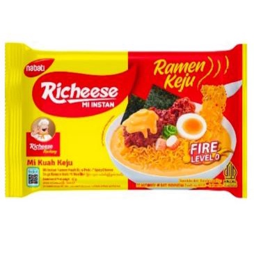 

MIE VIRAL Mie Richeese MIE GORENG KEJU FIRE LEVEL 0-5