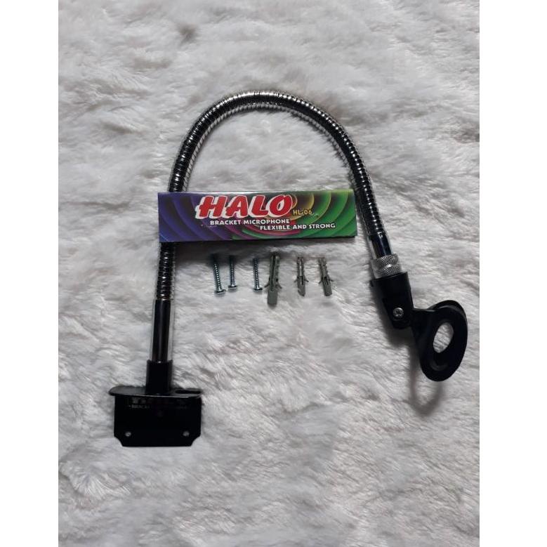 Stand Mic Dinding 40cm Full Besi Plus Holder Mic [MJW.18Oc22ј]