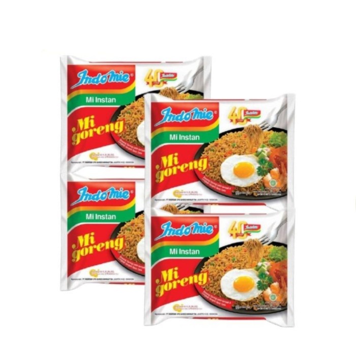 

TERBARU paket indomie 4 pcs bonus boncabe - ayam bawang