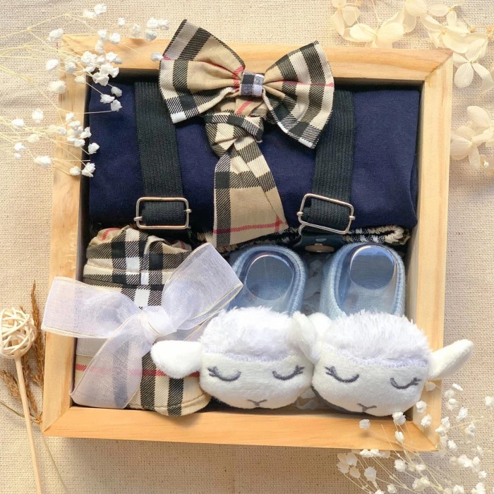 

[COD] Lille Gifts - Hampers Baby - Dandy Set - Kado Lahiran Bayi Newborn - Biru