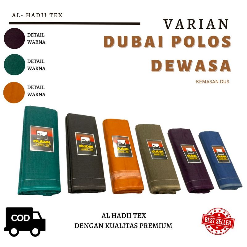 SARUNG TENUN POLOS DUS