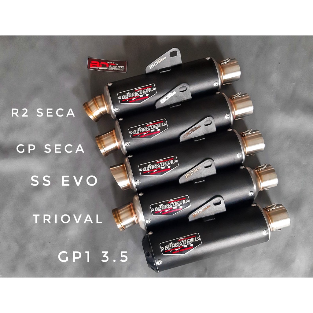 BlackDevil Knalpot - BLACK SERIES Original BD - Silencer Only not AKRAPOVIC YOSHIMURA