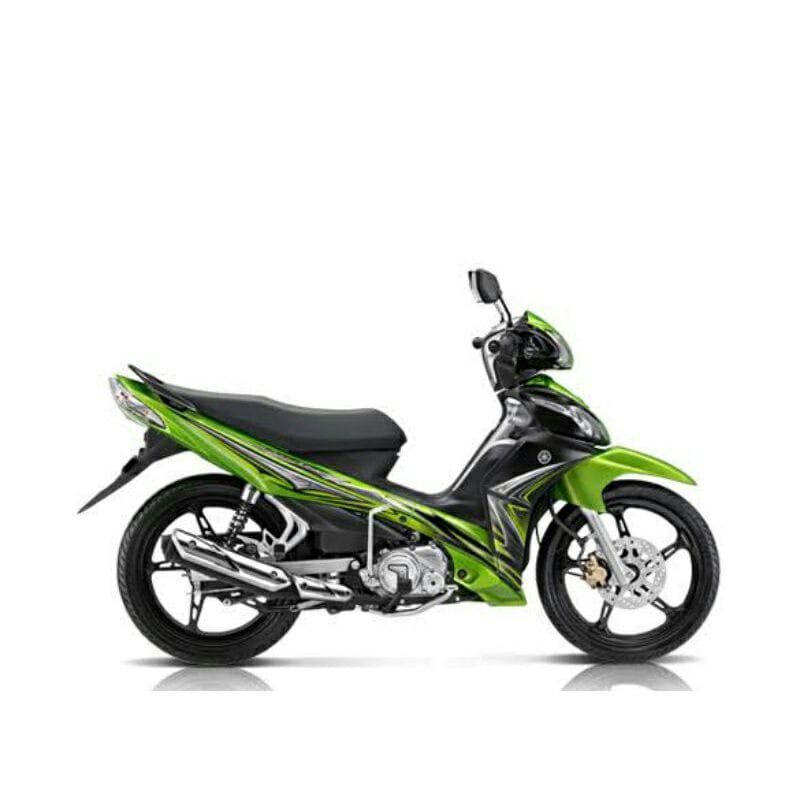 cover body belakang bodi samping set kanan kiri Jupiter Z 2010 Jupiter robot Z1 warna hijau