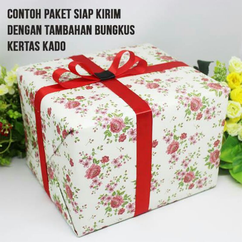 

TAMBAHAN JASA BUNGKUS KADO + FREE GREETING CARD (baca deskripsi!!)