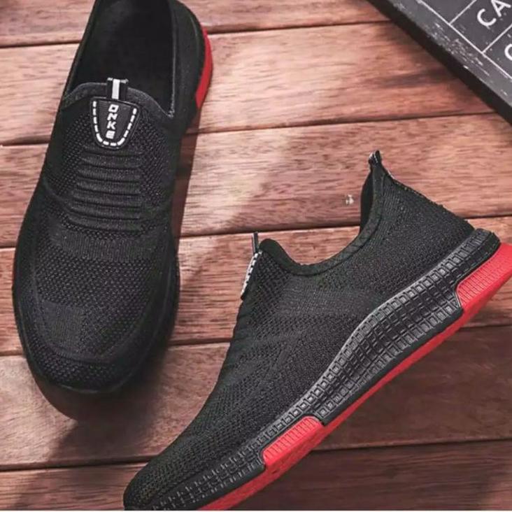Chekout GEMMA-Sepatu Pria Sneakers Slop Simple ONKE tanpa tali - Sneaker Pria Slip on Santai
