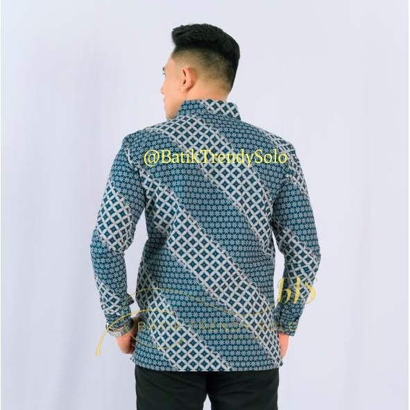 Hem  Kemeja Baju Batik Pria Cowok Laki Laki Slimfit Full Lapis Furing Lengan Panjang Lengan Pendek Original Asli Batik Jumanta Solo Laweyan Size S M L Xl XXL Bahan Katun Premium  181