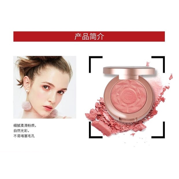 O.TWO.O Face Blusher Powder with Brush 9120