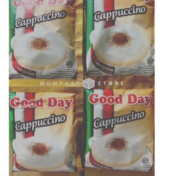 

CODEM2y2X--☘️ MUMTAAZZTORE ☘️ Good Day Cappuccino 25gr Isi 10 Sachet