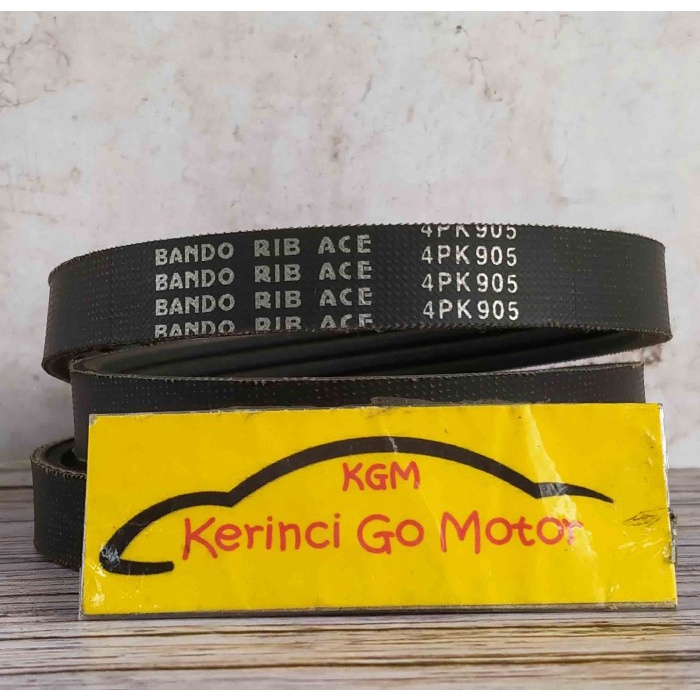 BANDO VAN BELT 4PK 905 RIB BELT TALI KIPAS 4PK-905 FAN BELT ALUR