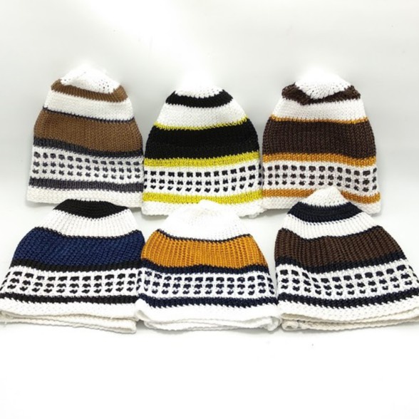 Peci Dewasa Rajut - Peci Haji Aneka Warna- Oleh Oleh Peci Rajut - Peci Kain Bisa Dilipat Di Saku