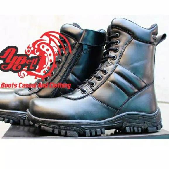 Stok Terbaru Sepatu PDL Model Jatah TNI AD Murah Asli Bukan Kulit Hitam