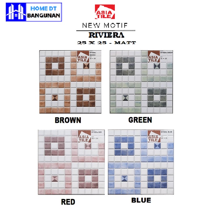 KERAMIK LANTAI KAMAR MANDI ASIA RIVIERA 25x25