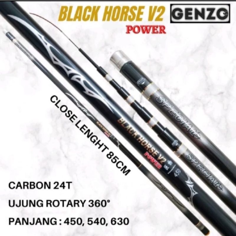 JORAN TEGEK GENZO BLACK HORSE V2 POWER 450/540 ... SUPER CARBON