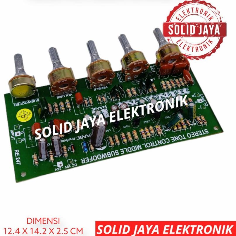Promo Keren--KIT TONE CONTROL STEREO RINJANI SUB WOOFER MIDDLE MILDE VOKAL STEREO SUBWOOFER MIDLE RA