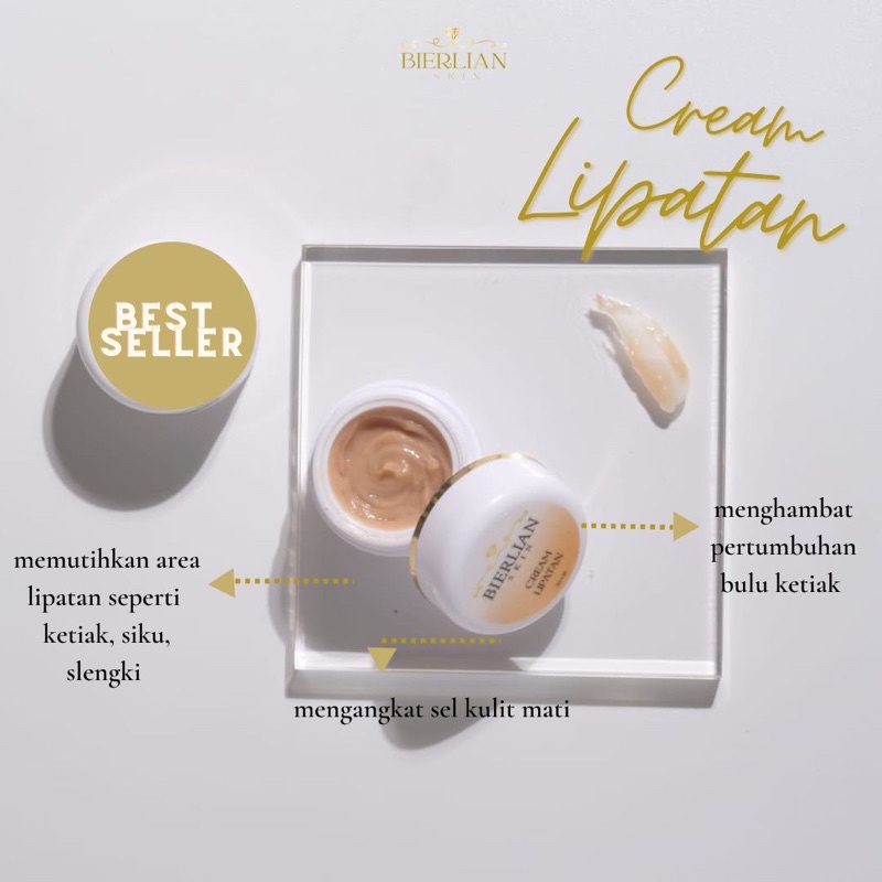 Bierlian cream lipatan