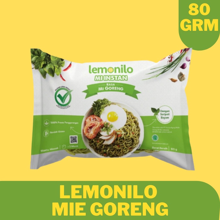 

SALE Mie goreng Sehat Lemonilo Halal TANPA Bahan Pengawet ASLI Vegan Murah