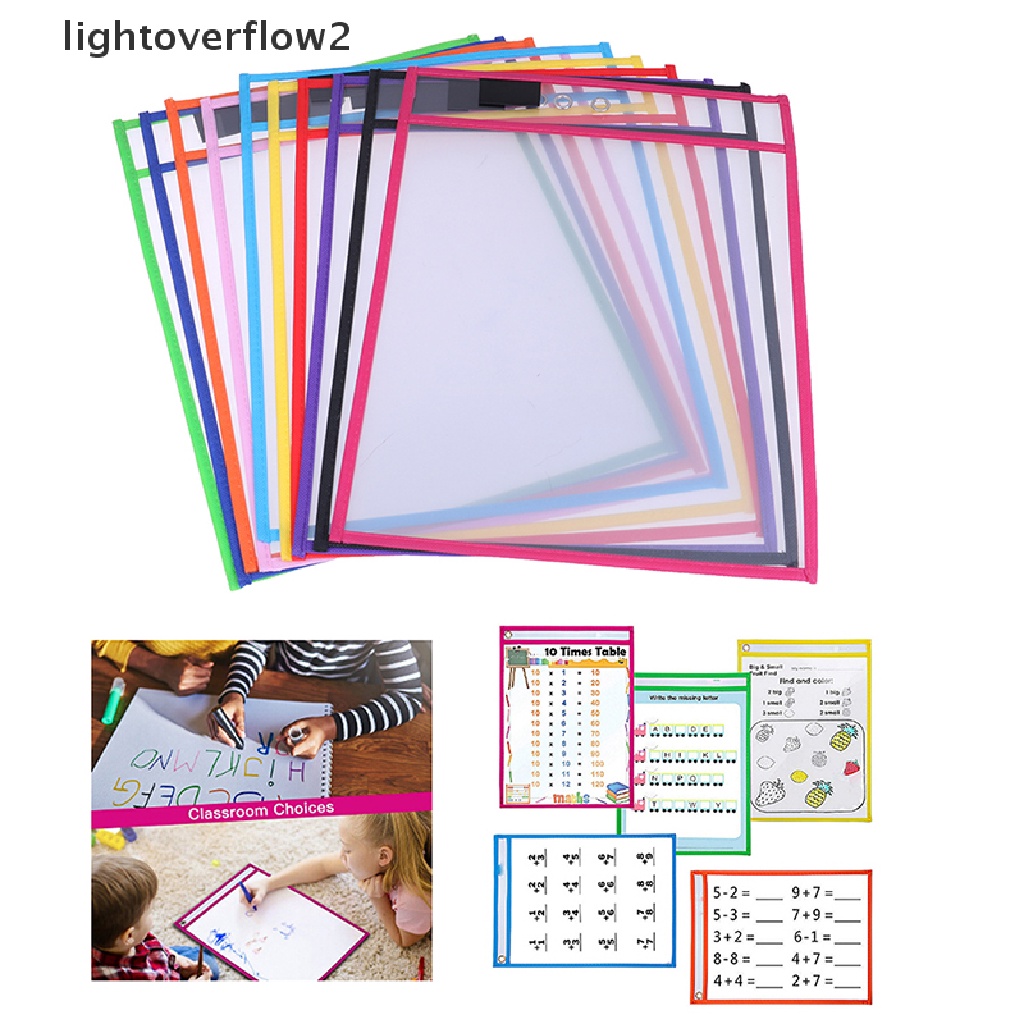 (lightoverflow2) 1pc Mainan puzzle PVC Transparan Dapat Dipakai Ulang Untuk Anak / Dewasa