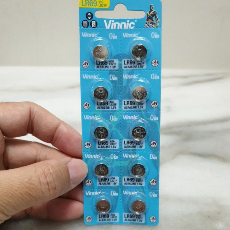 Baterai jam tangan Vinnic (55A) L921 / L920 / LR69  L 921 920 LR 69 kemasan baru original