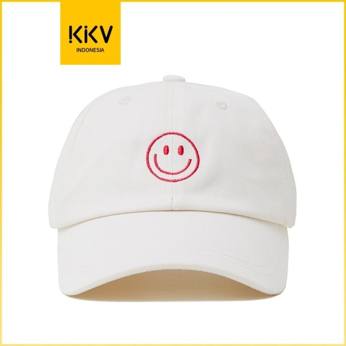 KKV Smile Emoji Hat Topi Baseball Cap Topi Bisbol Bordir Emoji Fashion