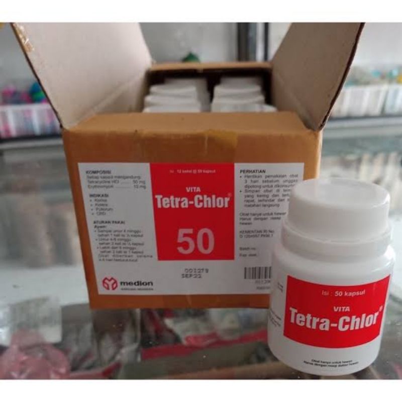TETRA CHLOR BOTOL DAN SACHET