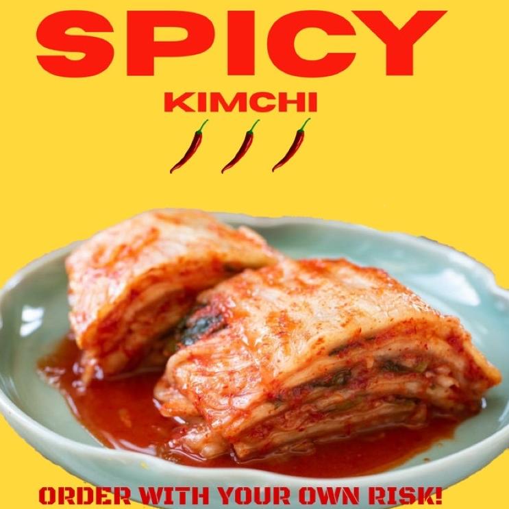 

Trendy SPICY KIMCHI 500 GRAM !!