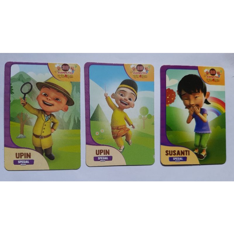 Jual AR Card Upin Ipin Unik Spesial Kartu Koleksi Choki Choki