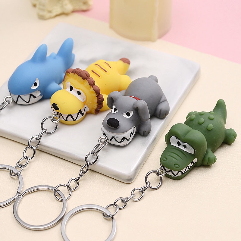 GANTUNGAN KUNCI ANIMAL KEYCHAIN HEWAN LUCU GANCI KARAKTER IMPORT (KIM)