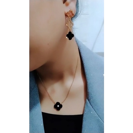 Kalung Anting Titanium. Xuping Titanium Lapis Mas Sumbayak