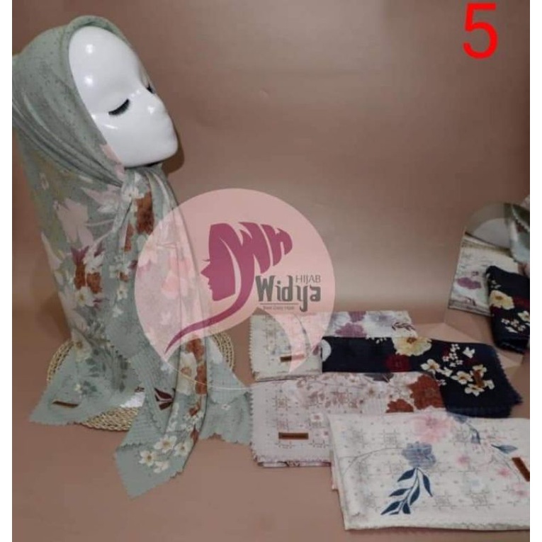 Hijab segi 4 sifon viney/fine premium motif Fantasy Series