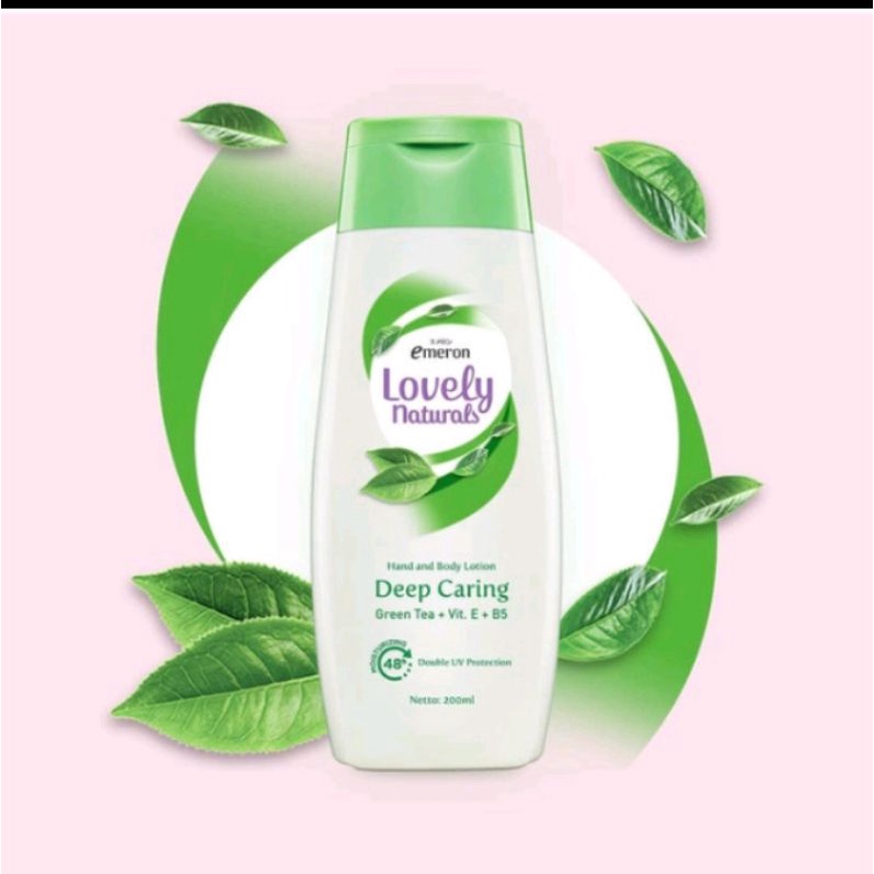 Emeron Lovely Natural Deep Caring Hand Body Lotion 200ml