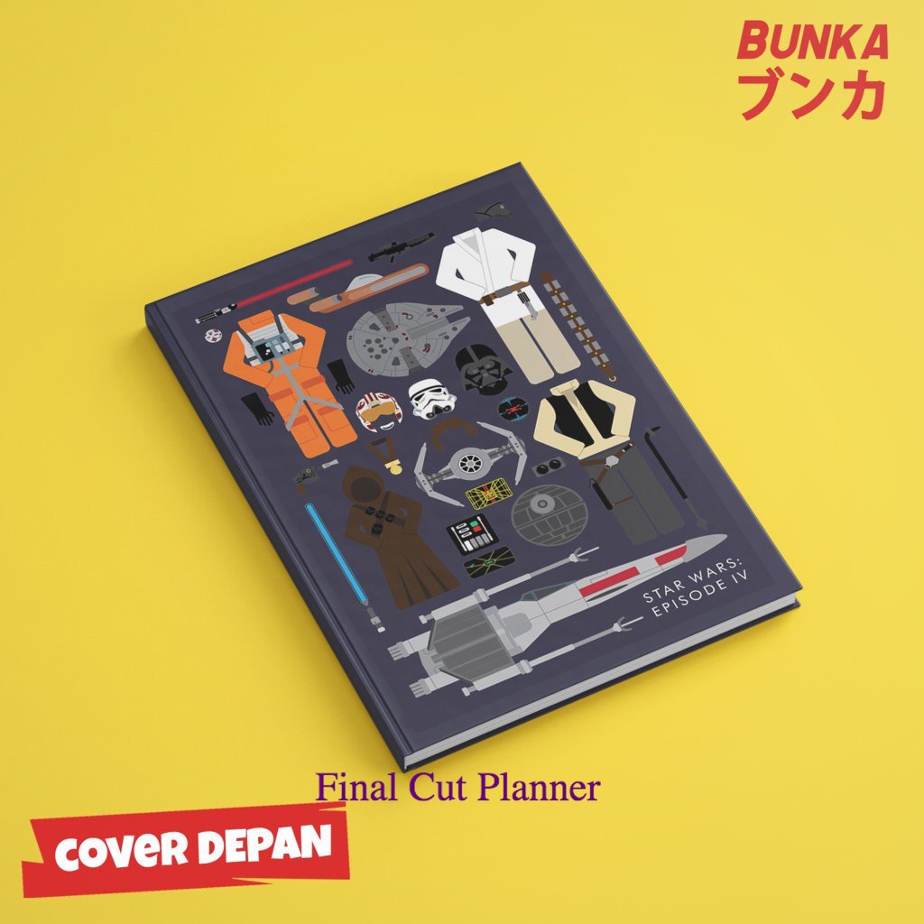 

Notebook Star Wars Pack Hardcover A5 Buku Tulis Catatan Note Agenda Planner Jurnal .