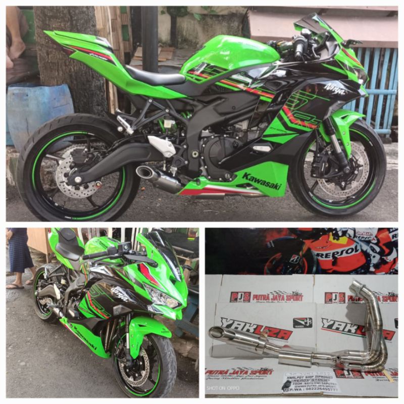 knalpot New ZX25RR 2023 full system standar racing zx25r old