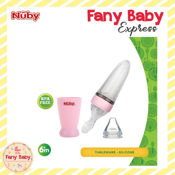 NUBY ALL SILICONE SQUEEZE FEEDER