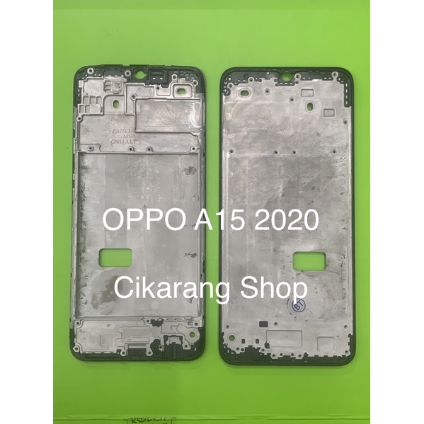 MIDDLE FRAME LCD TULANG TENGAH OPPO A15 2020 BLACK