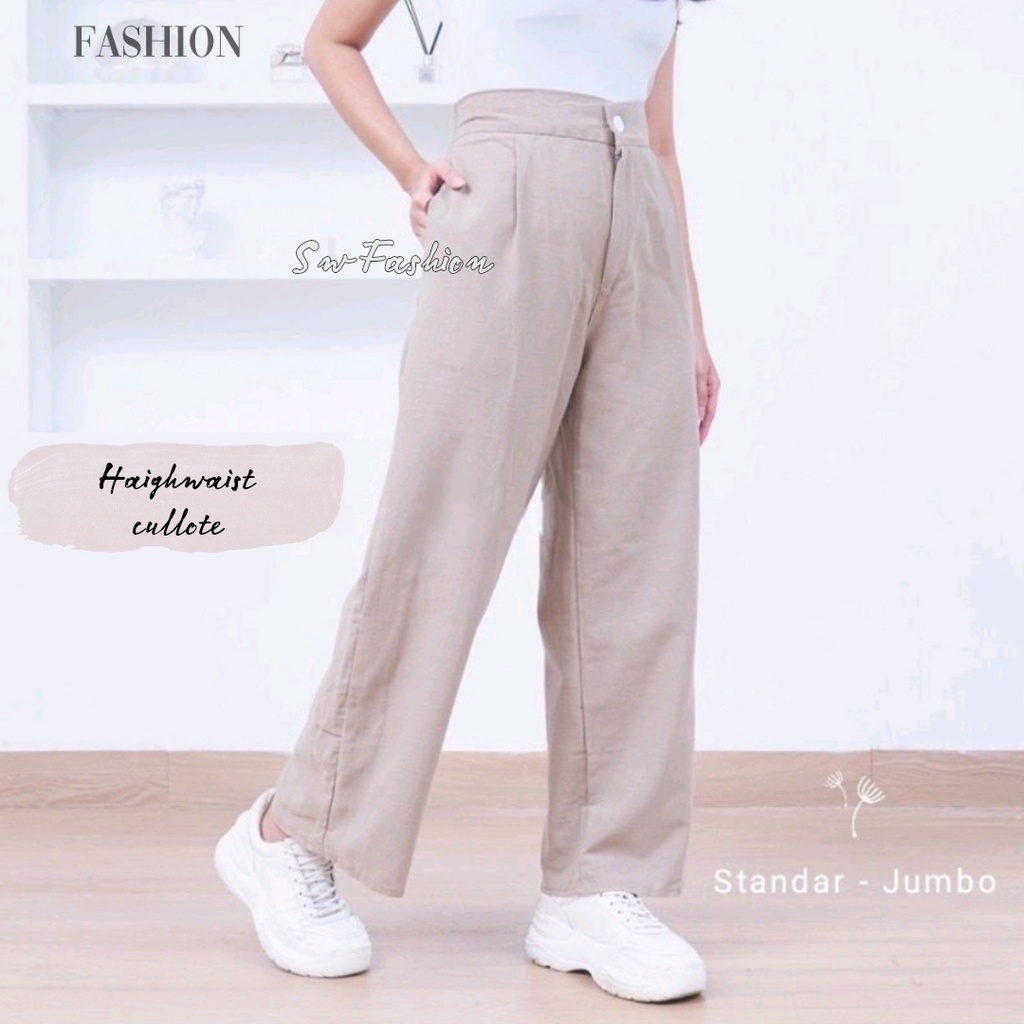 Kulot Linen - Kulot Linen Premium - Kulot Linen Highwaist - Loose Pants