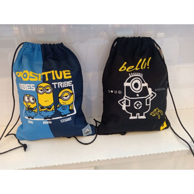 Miniso Tas minion serut tas serut minions tas serut tas ransel minion backpack
