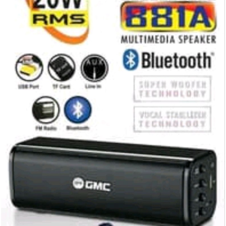Speaker Bluetooth GMC 881A