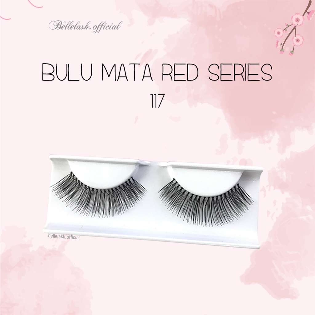 117 Bulu Mata Palsu Handmade Natural False Eyelash Eye Lashes Lusin