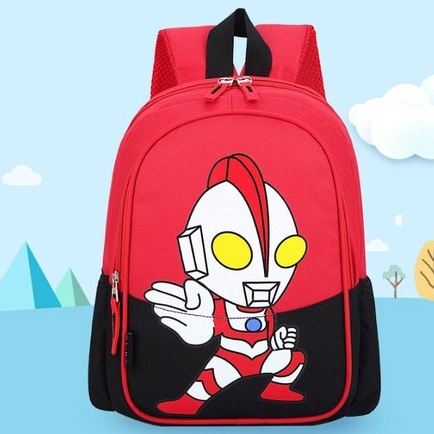 SAMASUKA Tas Sekolah Anak SD Backpack Karakter ULTRAMAN Z HERO